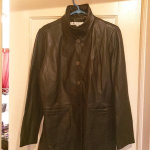 New w/Tags Kenneth Cole Women's Leather Coat Size 1X